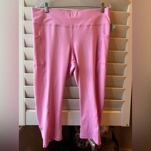 Ideology - Pink Stone - Leggings - Side Pockets- NWT - 1X